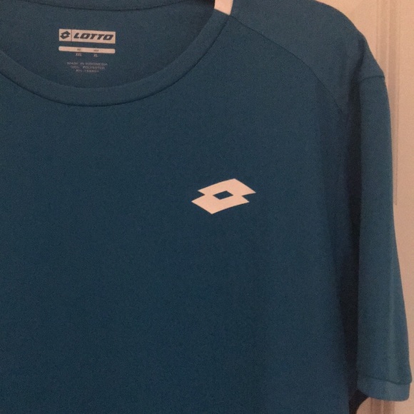 Lotto Athletic/Athleisure Shirt Mosaic Blue, NWT! - Picture 2 of 5